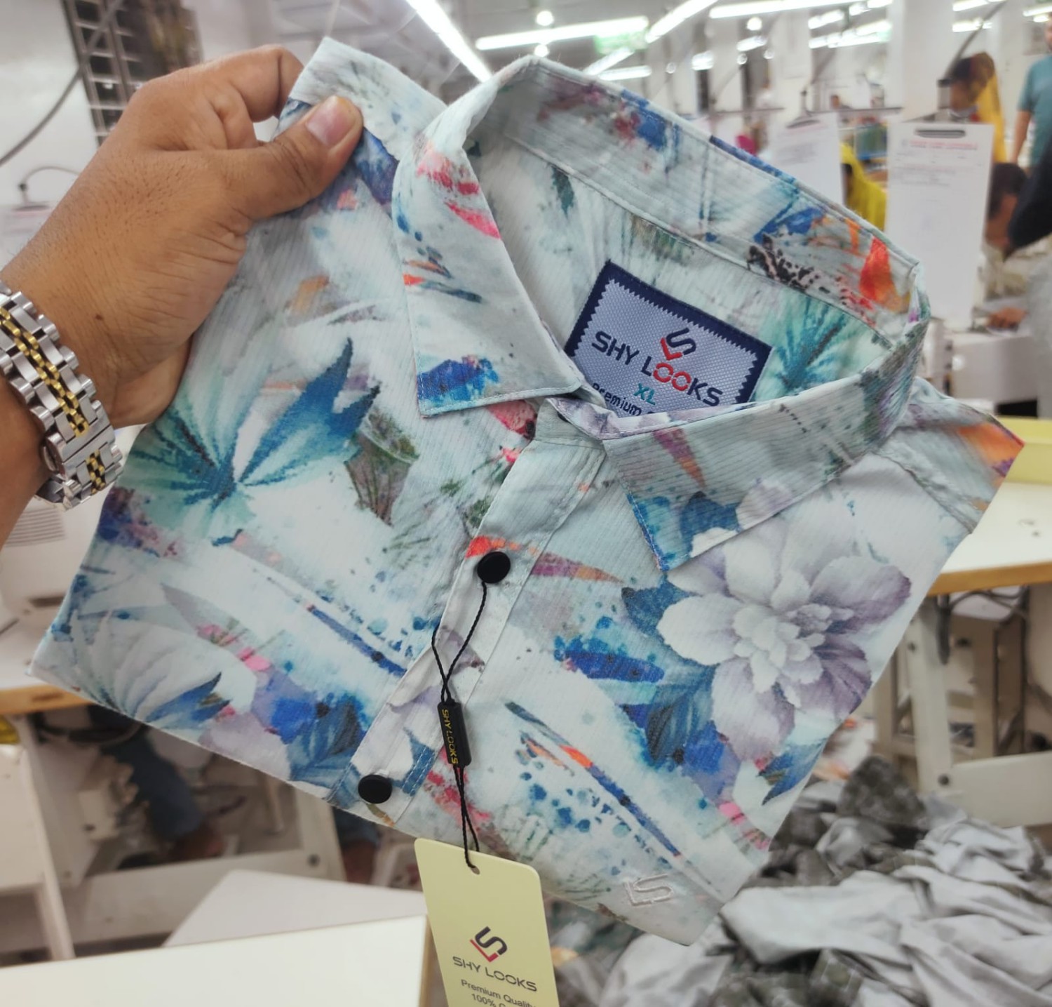 Luxury Spandex Print Shirt  (3)