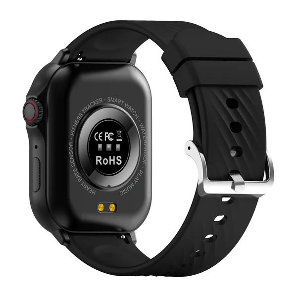 COLMI P82 Bluetooth Calling Smart Watch with Built-in GPS – Black