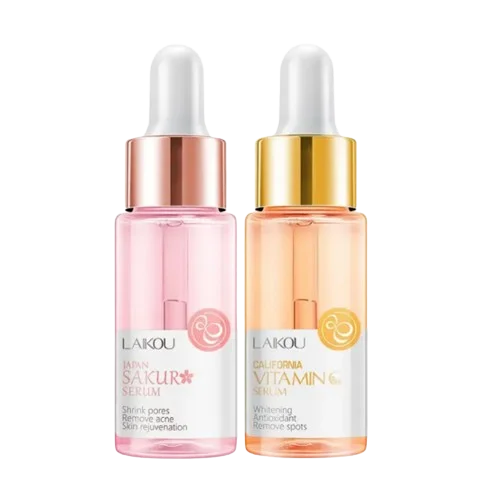 Laikou Sakura & Vitamin C Serum Combo (17ml+17ml)