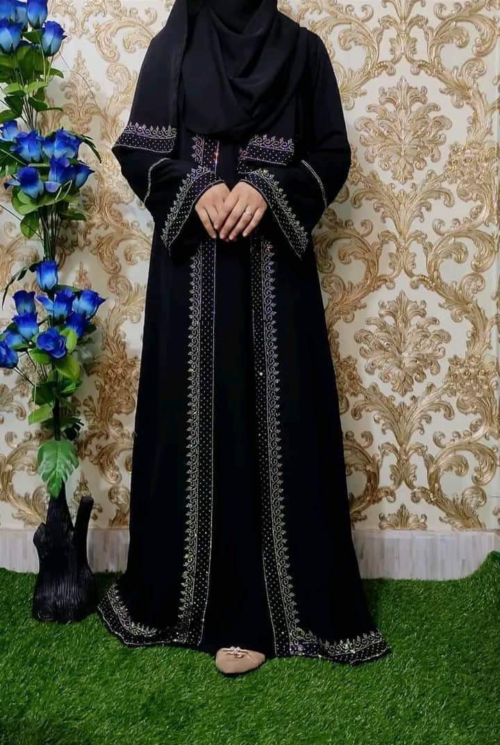 Stone Koti Borka with Hijab