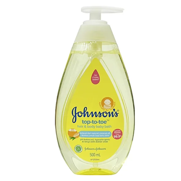 Johnson’s Baby Top-to-Toe Hair & Body Bath 500ml | International