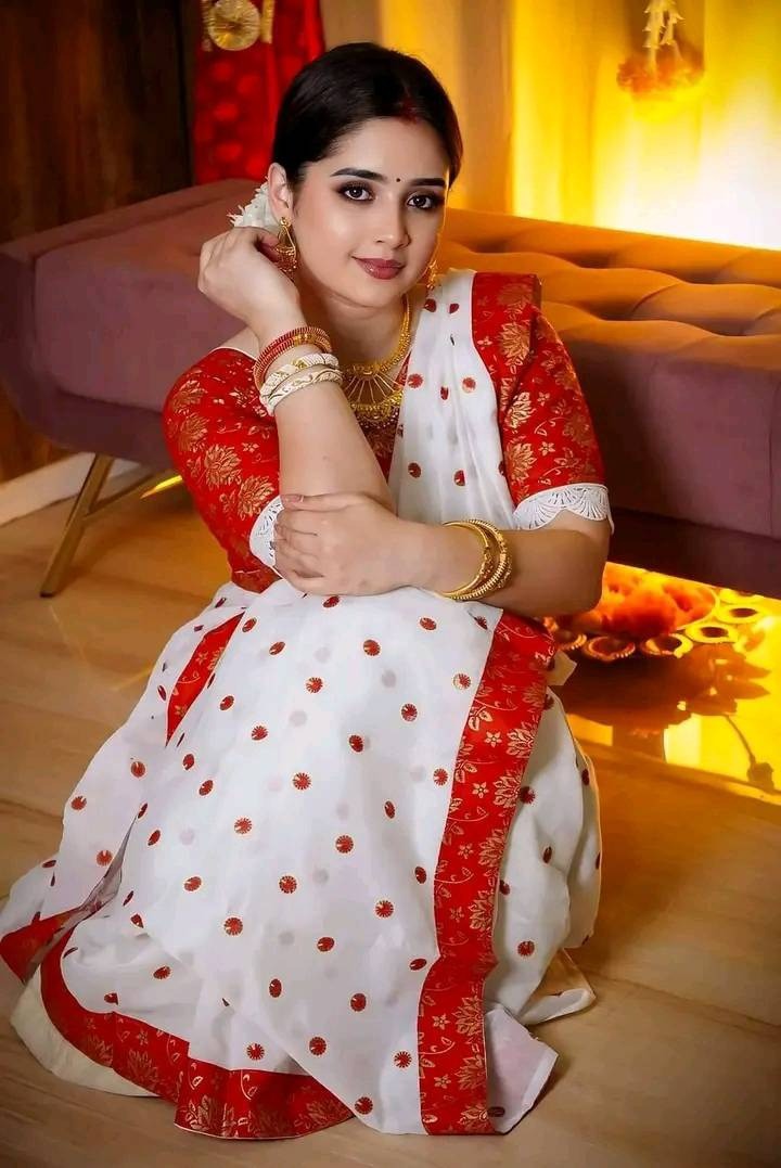 Half Silk Saree with Blouse Piece For Women