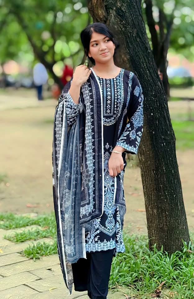 Digital Print Three Piece Price In Bangladesh