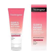 Neutrogena Moisture Cream – Refreshingly Clear Oil-Free Moisturiser with Grapefruit Scent – 50ml