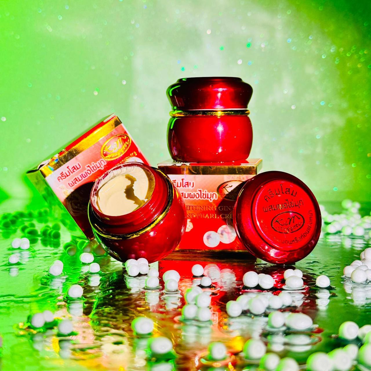KIM WHITENING PEARL RED CREAM (20G) THAILAND