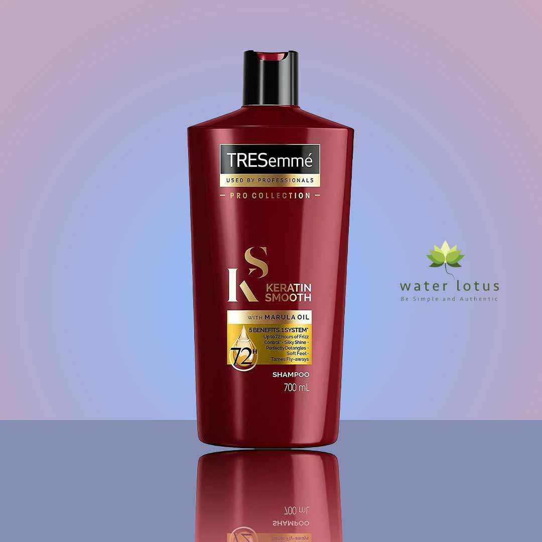 Tresemme Shampoo 700ml Keratin Smooth With Marula Oil Shampoo