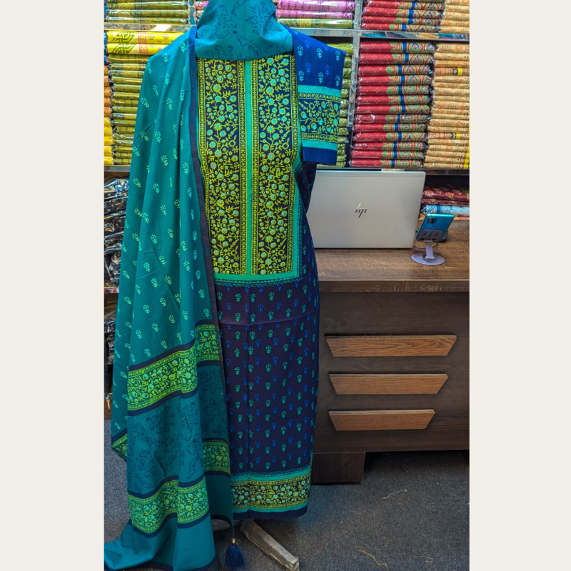 New Exclushive Collection High Qualitiey Cotton Printed Three Piece-(10)