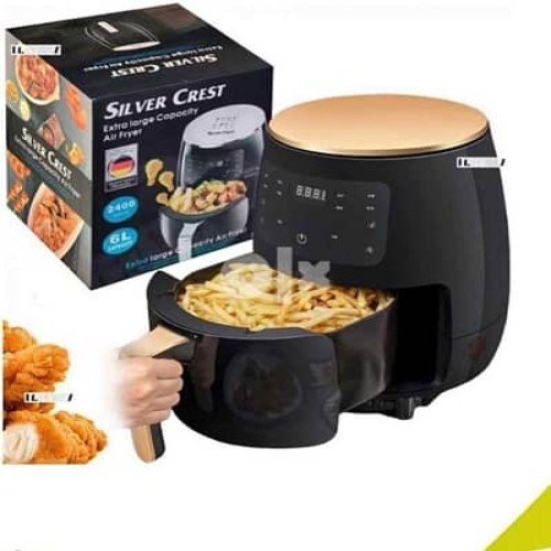 Electric Silver Crest Air Fryer 2400 Watts 6L