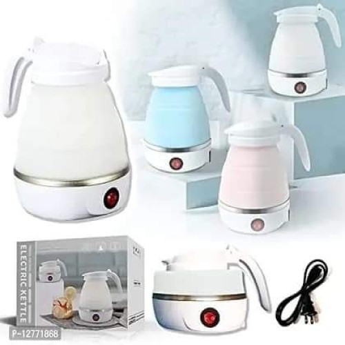 Travelling Folding Kettle Electric Silicone Foldable 0.6L