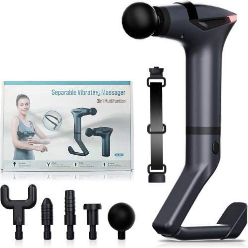 Hot Selling Long-handle Electric Massage Gun: Multifunctional for Muscle Relaxation, Deep Tissue Percussion Relief
