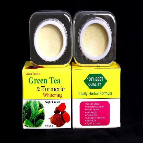 Green tea & Turmeric Whitening Night Cream