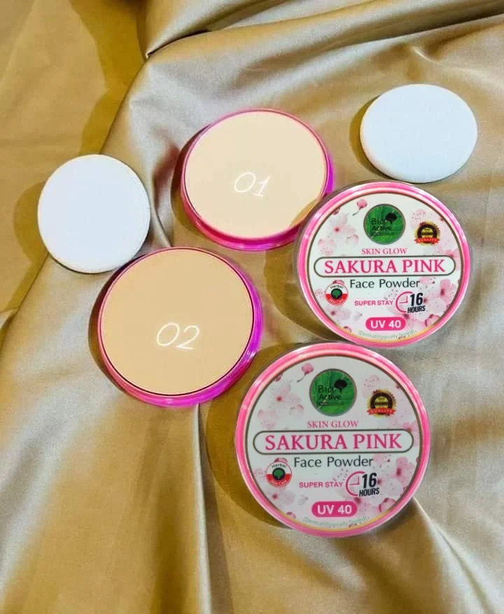 Bio Active Sakura Pink Face Powder 16gm | Shade 1