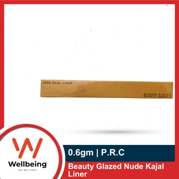 Beauty Glazed Nude Kajal Liner-Lively Nude 24Hour Eyeliner Long-lasting Wateroff Gel Eyeliner Quick Dry Kajal