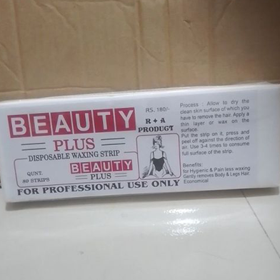 Beauty Plus Disposable Depilatory paper Wax Strips 80pcs | India