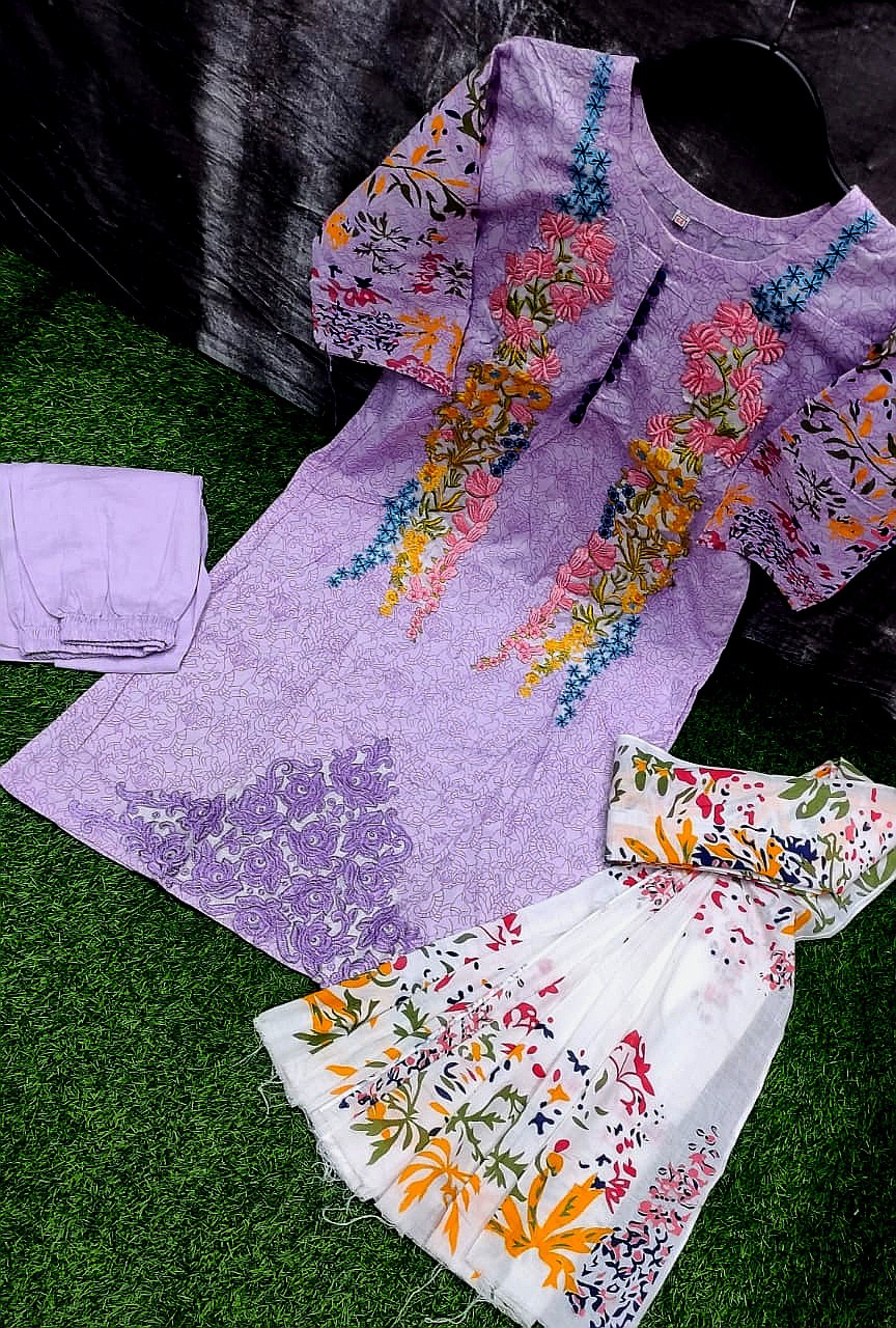 Soft Touch Cotton Three Piece