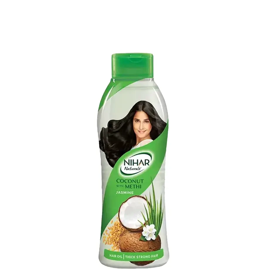 Nihar Naturals Coconut with Methi Jasmine Hair Oil - 400ml