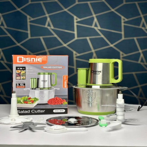 disney 6-in-1 dsc-808 electric salad cutter and food chopper