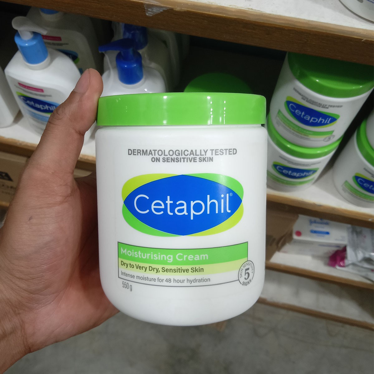 Cetaphil Dry to Very Dry Sensitive Skin Moisturising Cream 550gm | Made in Canada