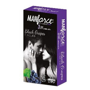 Manforce Condom for Men 10pcs Pack - Manforce 1500 Dots Litchi/ Game/ Black Grape/ Cocktail Hazenlut/ Cocktail Strawberry/ Sunny/ Strawberry/ Chocolate/ Orange/ Pineapple Flavor Condom (Made in India)