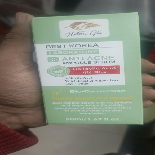 Nature's Glow Best Korea Anti Acne Ampoule Serum 50ml