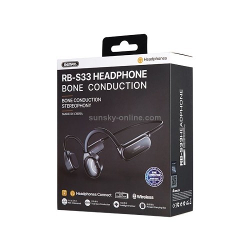 REMAX RB-S33 Bone Conduction Wireless 5.0 Sports Earphone