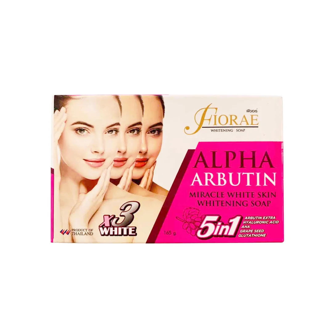 Fiorae Alpha Arbutin Miracle Whitening Soap 165gm | Thailand