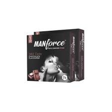 Manforce Xotic Condom 342 Dots Chocolate Flavour Condoms – Combo Pack – 3×2=6pcs