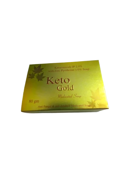 KETO-GOLD MEDICATED SOAP 80gm | India