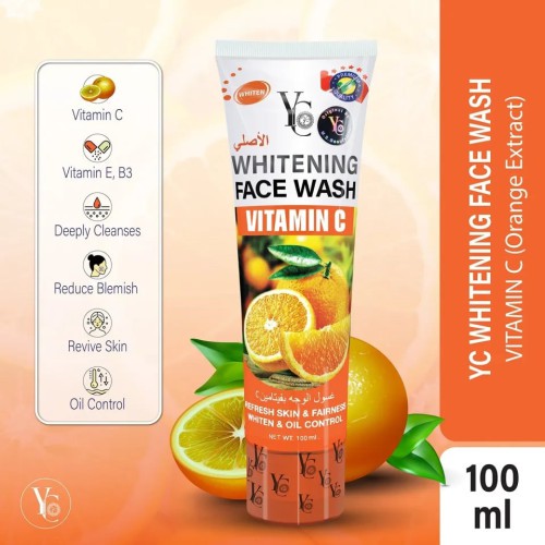 YC Whitening Face Wash Vitamin C 100ml