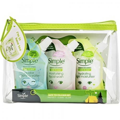 Simple Kind To Skin Safe Travels Skin Set