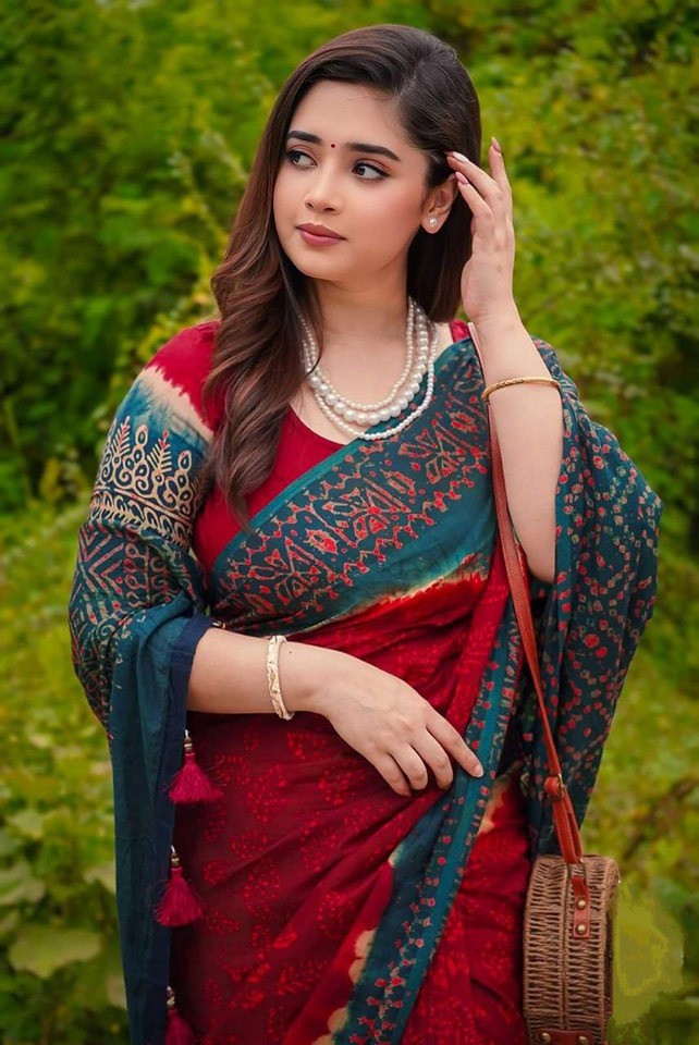 Premium Digital Print Saree Collection with Blouse Piece