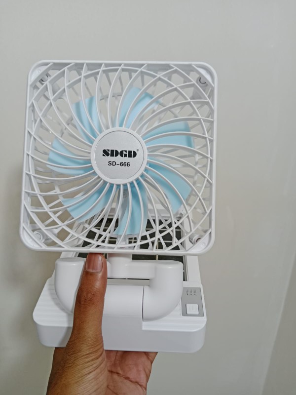 Single Head Solar Charging Fan (1)