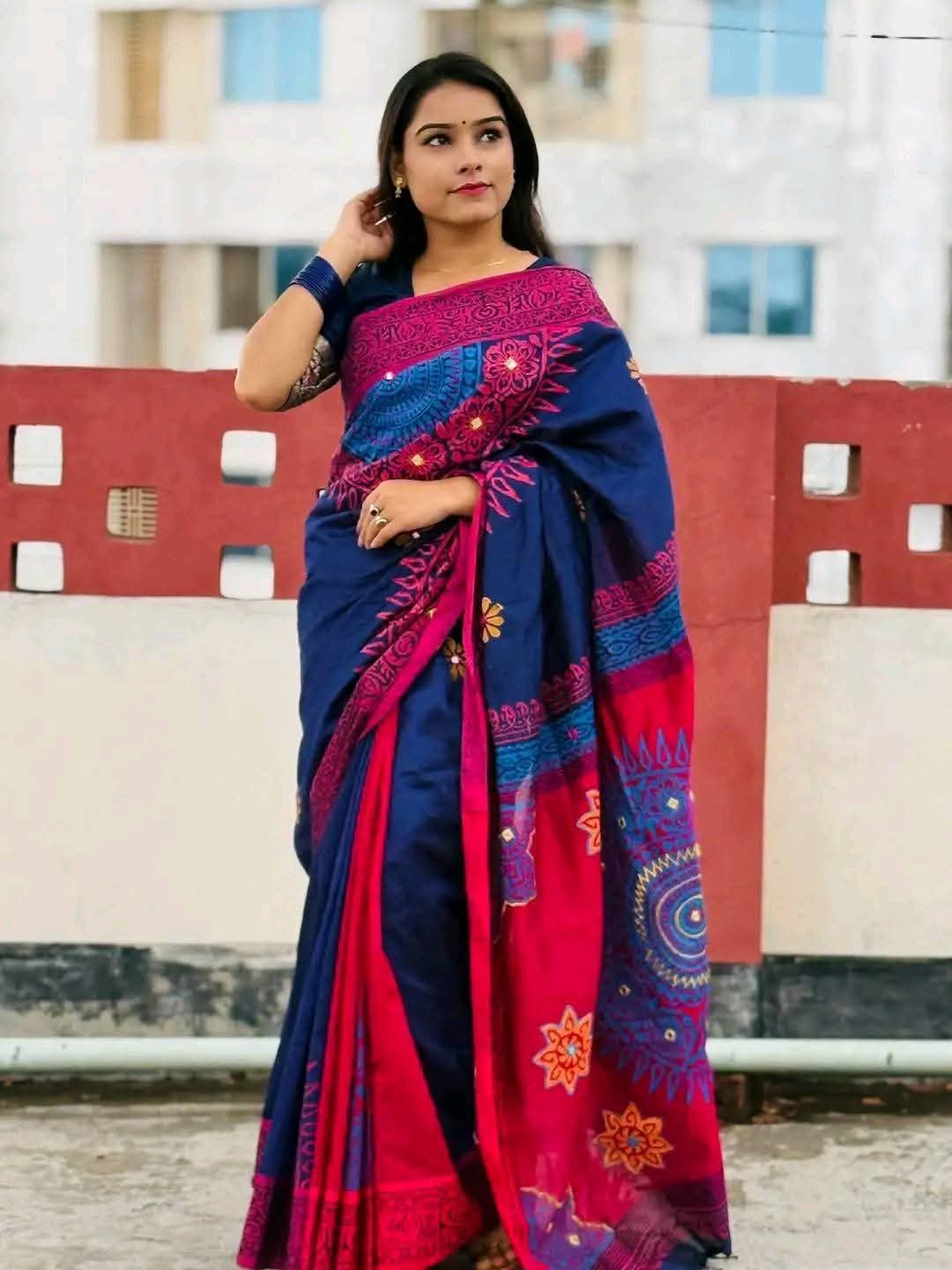 Dupion Silk Saree Royal Vibe