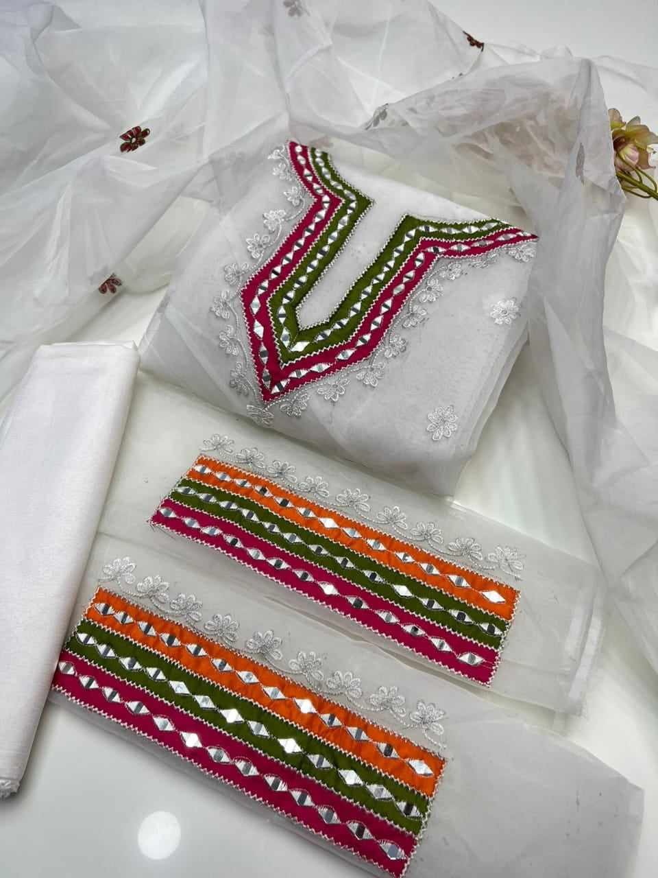 Dollar Dream Georgette Three Piece