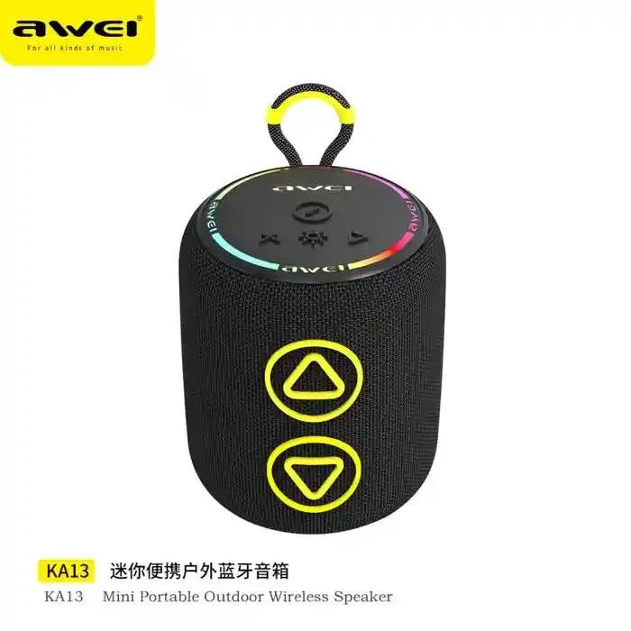 Awei KA13 Mini Waterproof Dynamic RGB Bluetooth Portable Speaker