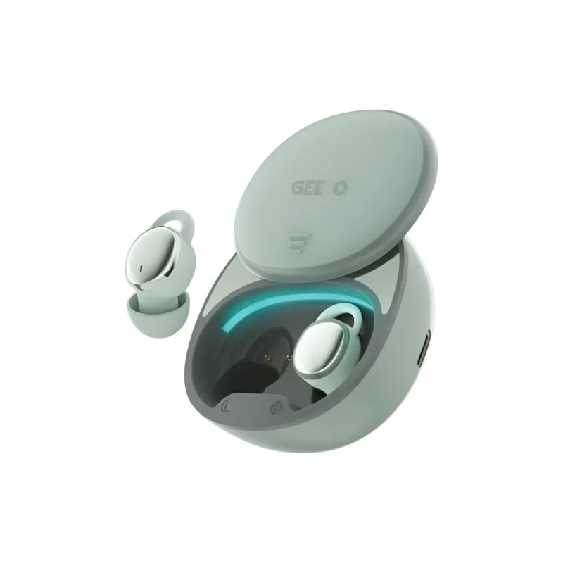 Geeoo T5 TWS Touch Control Mini Earbuds – Green
