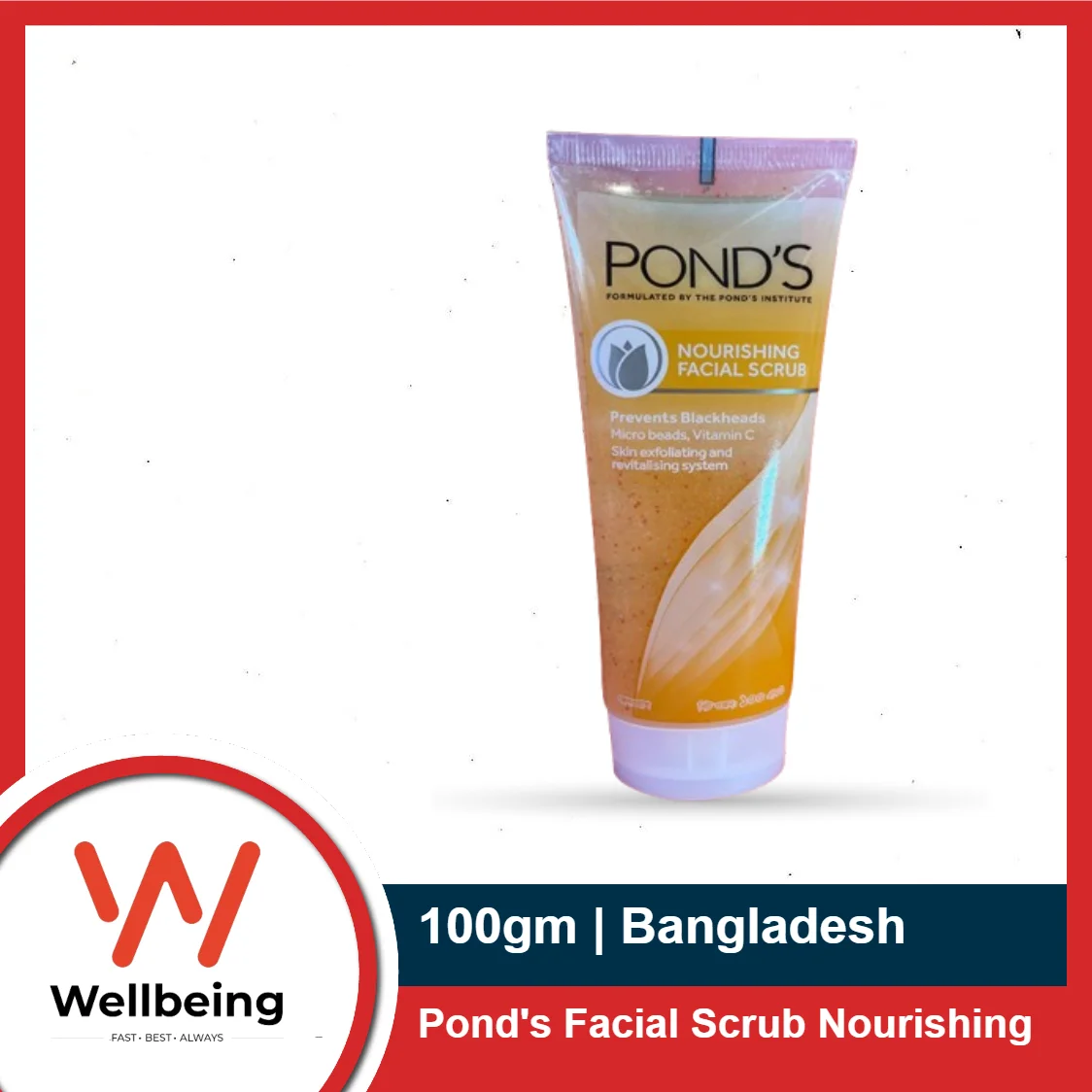 Pond’s Facial Scrub Nourishing 100gm | Bangladesh