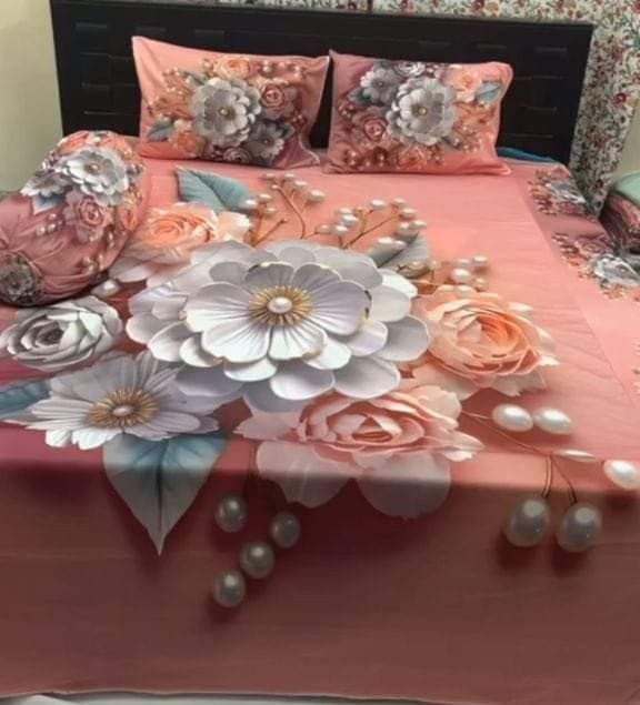 China Premium 3D Design Bed Sheet-(33)