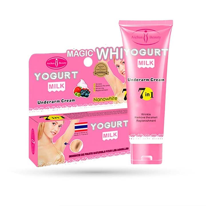 Aichun Beauty Magic White 7 In 1 Yogurt and Milk Underarm Cream 80g