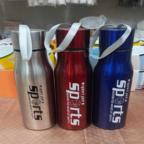 Stainless Steel Colored Water Bottle for Kids, Men & Women- 380ml