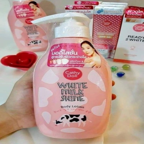 Cathy Doll Series White Milk Shine Body Lotion