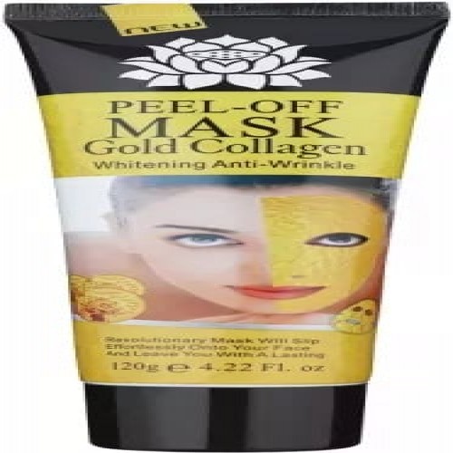 24k GOLD COLLAGEN MASK - Whitening Anti-Wrinkle - Peel Off Facial Mask 120g