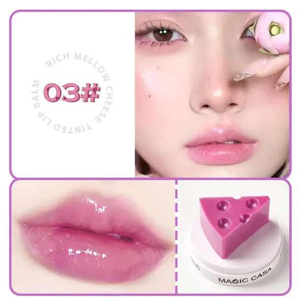 Magic Casa Triangle Cheese Tainted Lip Balm 8g | Shades 1-3 Available