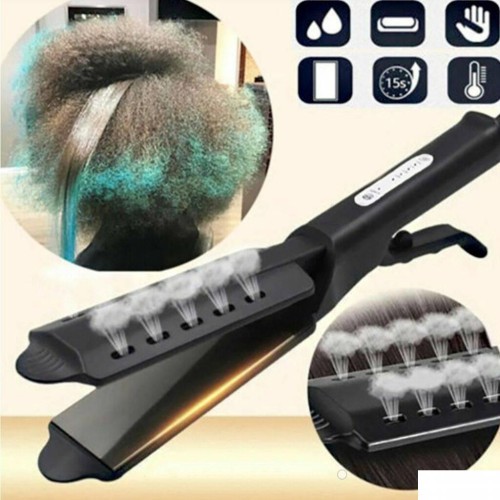 Flat Iron Hair Straightener Beauty Portable Steam Styler