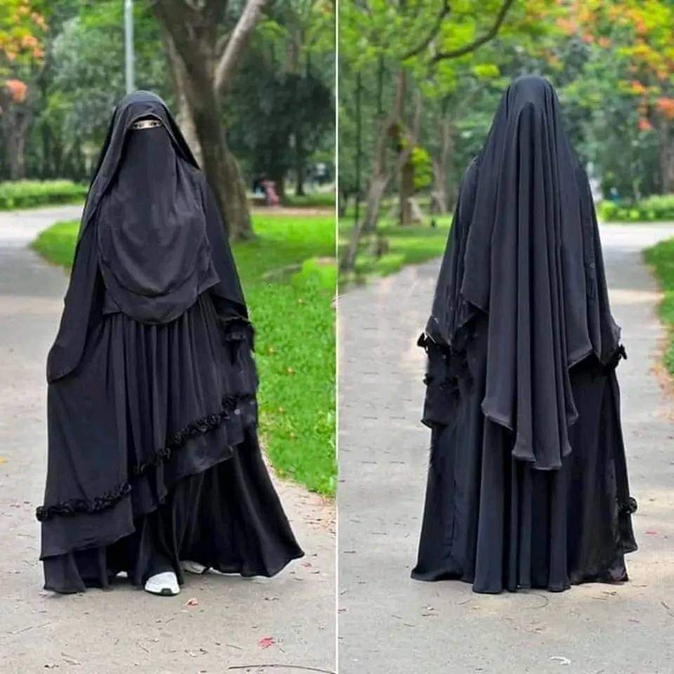 Ayesha Burqa Set with Hijab and Niqab