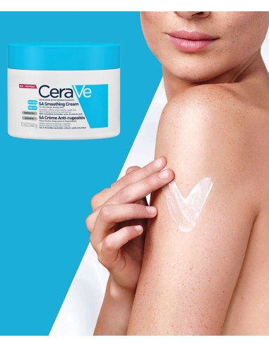 CeraVe SA Smoothing Cream for Dry Rough Bumpy Skin – 340g (International)
