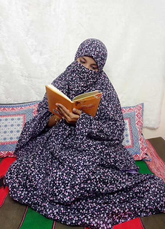 Quarter Sleeve Maxi with Matching Hijab Set