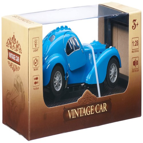 Model (Maquette) classic car Bugatti 75 - light blue toy for kids
