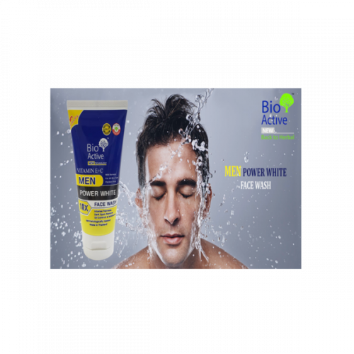 Bio Active Men Power White Face Wash 10x