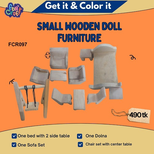 Small Wooden Doll Furniture